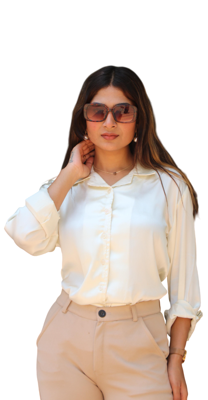 Pinkmink-Lemon Silk Satin Shirt Pinkmink-lemon-silk-satin-shirt