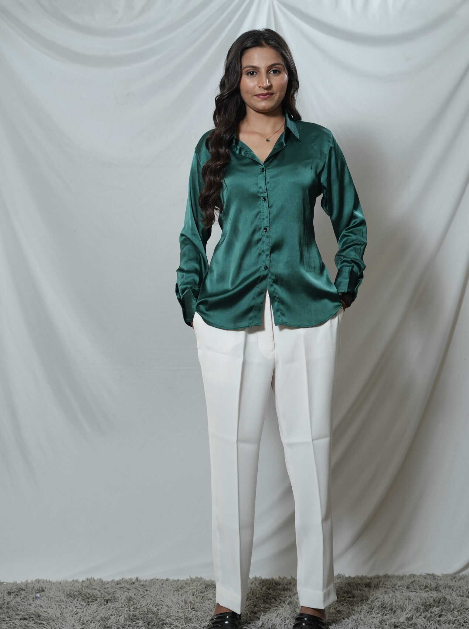basic-green-satin-shirt