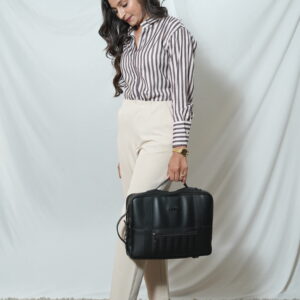 Pinkmink-Brown Stripes Cotton Shirt