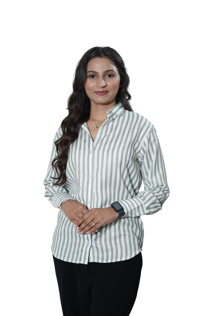 Green Stripes Cotton Shirt